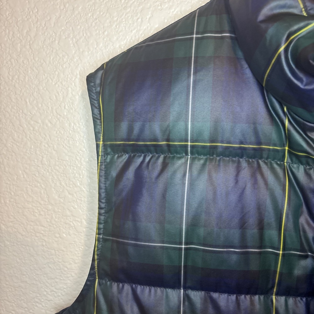 Brooks Brothers Puffer Vest Mens Size L Blue Down Fill * - Picture 4 of 14